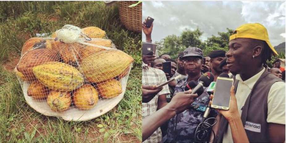Ghanaian singer, Stonebwoy Urges Youths to Sustain Legacy of Cocoa Farming