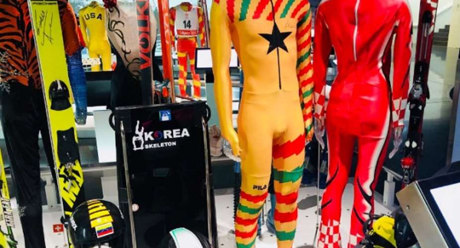 Akwasi Frimpong's Race Suit Goes On Exhibition At The Olympic Museum