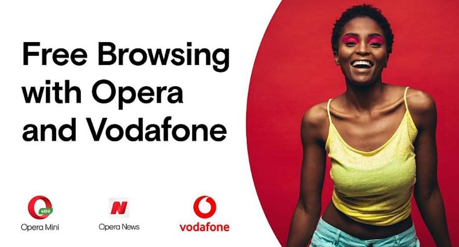 Opera And Vodafone Give Away 50MB Of Free Browsing Every Day To All Customers In Ghana