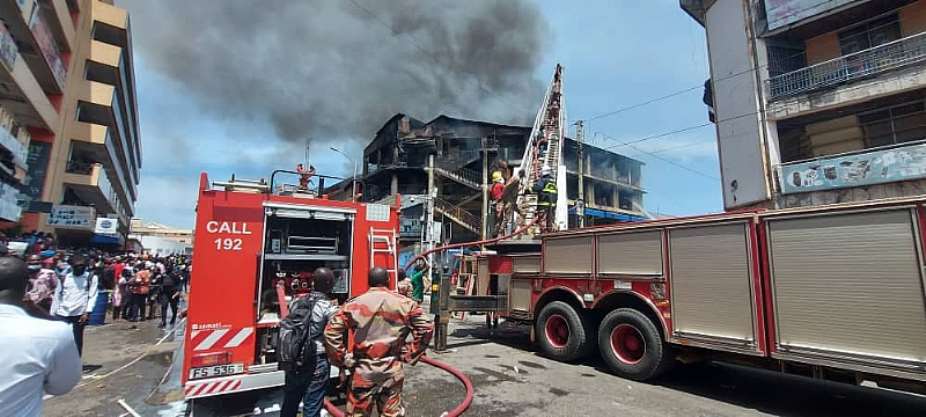 Fire Service, GWCL fight over water challenges in fighting Makola fire