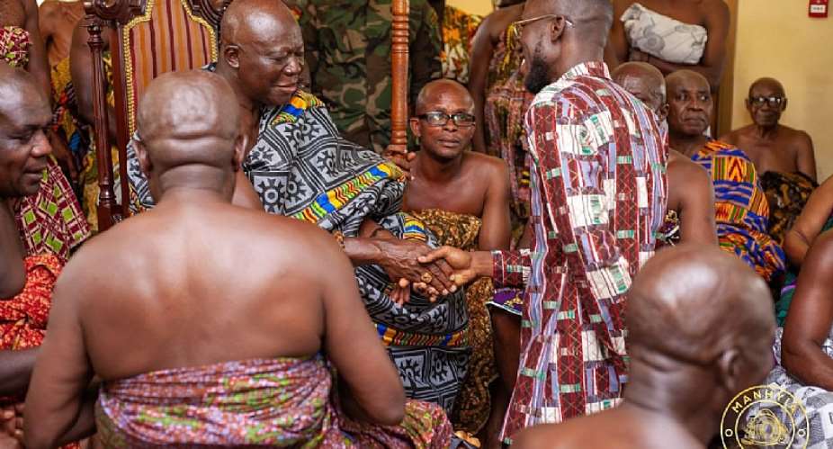 Otumfuo honoured with 18-karat gold Warrior King Timepiece