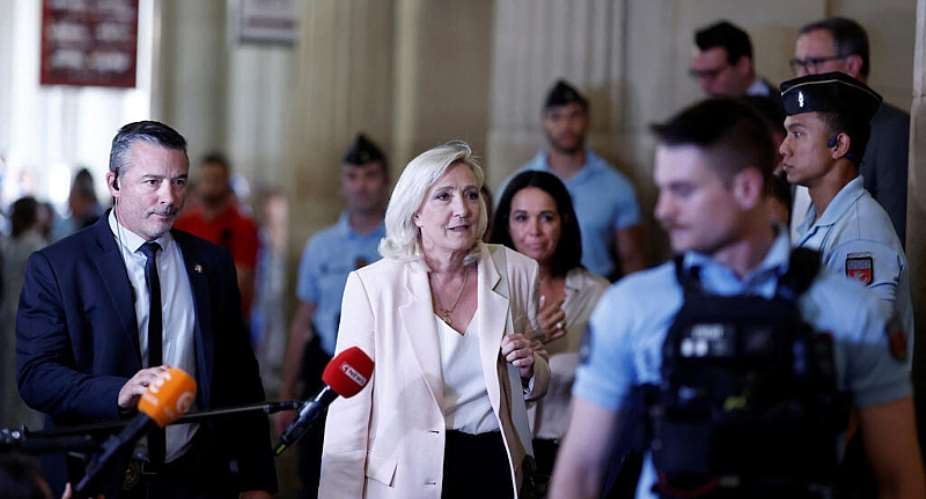 French far-right leader Marine Le Pen, member of parliament for the National Rally, leaves after the verdict in her appeal trial in Paris, 7 July 2026. -  Benoit Tessier/Reuters