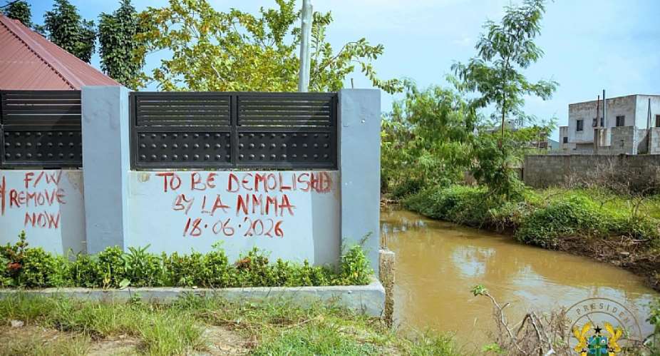 Government to demolish structures blocking waterways