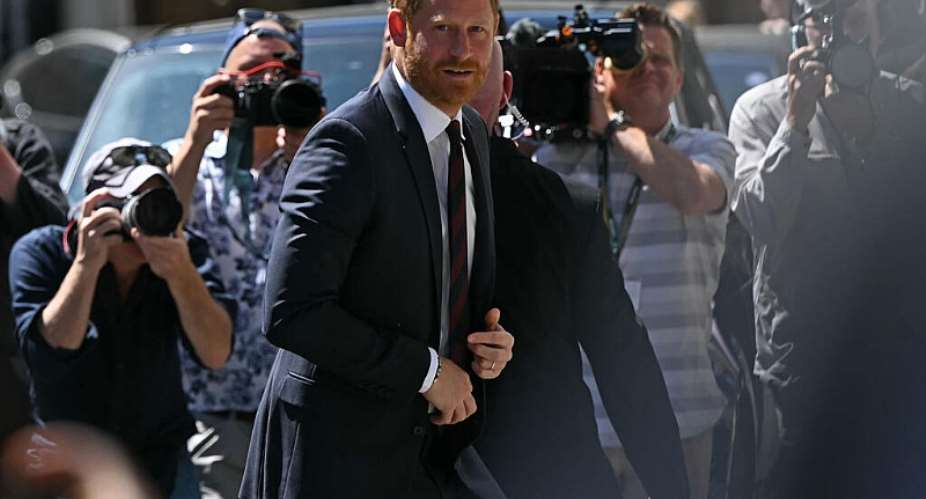 Britains Prince Harry lost his joint case with Elton John and others against the Daily Mails publisher accusing the UK tabloid of unlawful information gathering -  JUSTIN TALLIS / AFP
