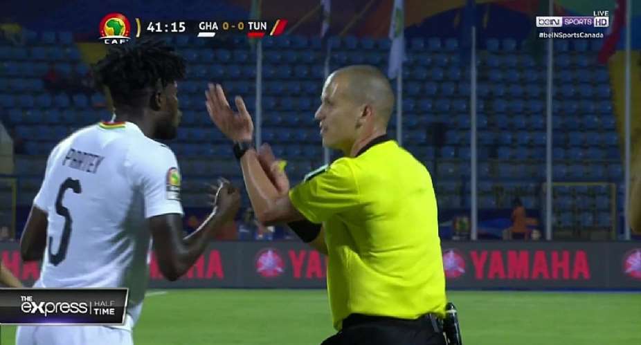 AFCON 2019: Laryea Kingston Slams Referee Victor Gomez; Insists Andre Ayew Scored A Clear Goal