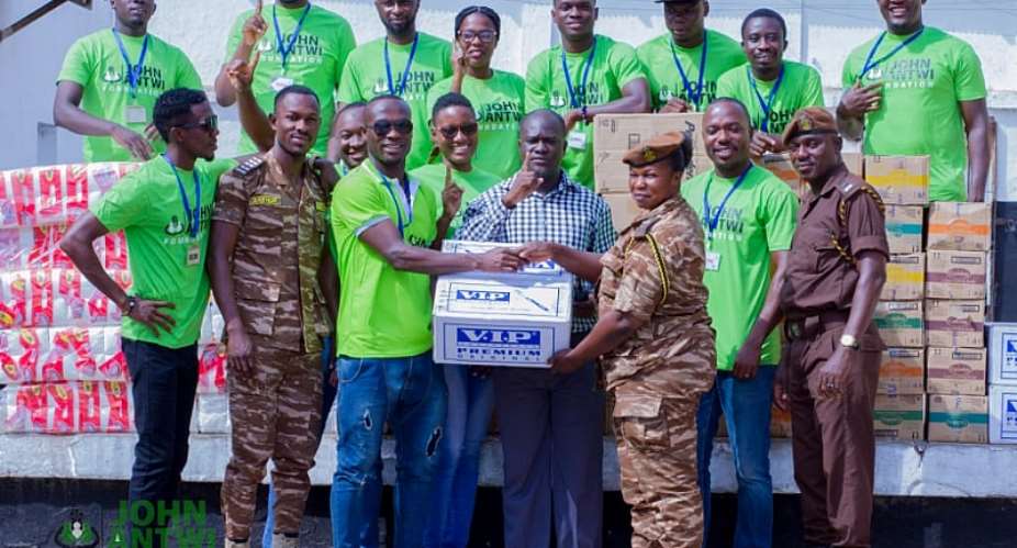 John Antwi Foundation Donates To Sekondi Prisons PHOTOS