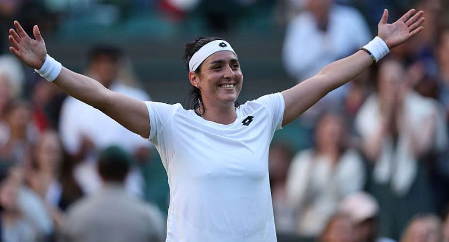 Ons Jabeur of Tunisia has made tennis history at Wimbledon. - Source: Clive Brunskill/Getty Images