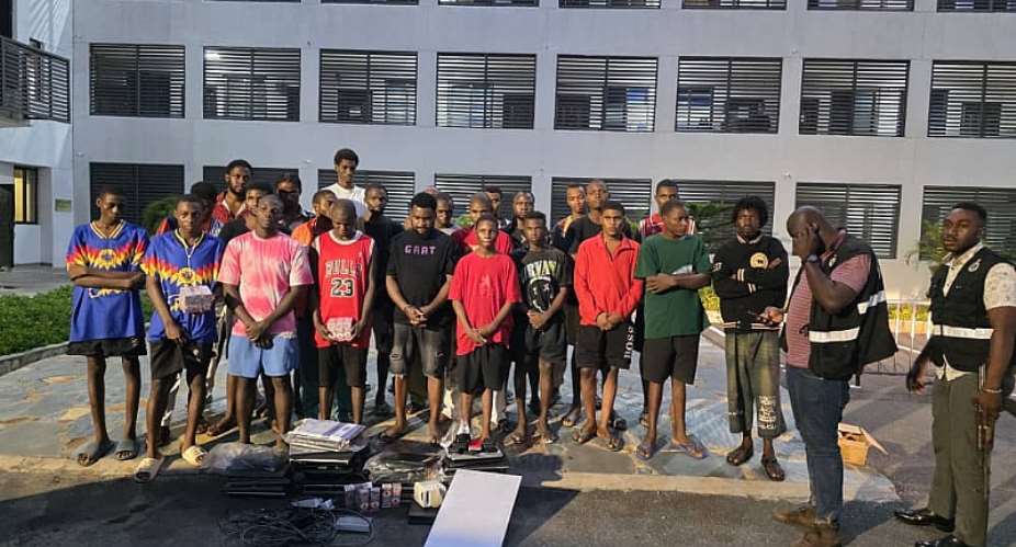 Cyber Security Authority busts 25 Nigerian fraud gang in Dodowa hideout