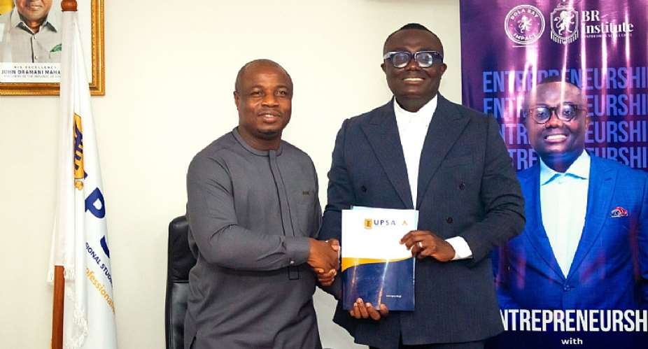 BR Institute partners UPSA to expand entrepreneurship training for the youth