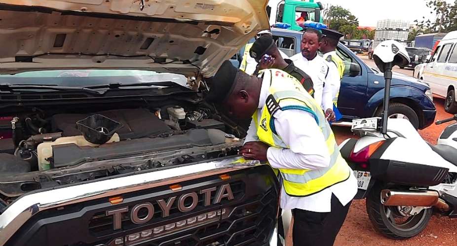 Kumasi: Police intercept 188 vehicles in crackdown on unauthorized use of sirens, vehicle modifications