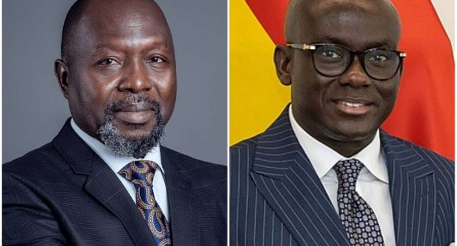 Attorney General Godfred Ayineleft and Godfred Yeboah Dame