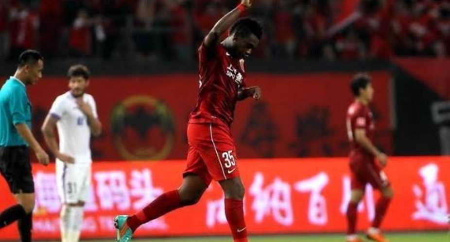 A Chinese statistic shows Asamoah Gyan does better business at SIPG