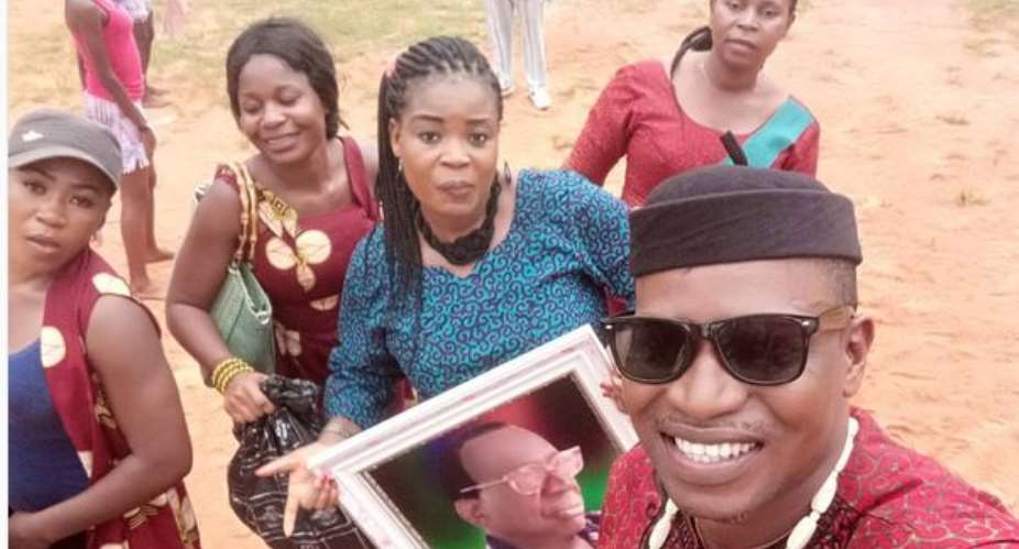 Nollywood Actors, Storm Onitsha for Precious Okafor Fathers Burial photos