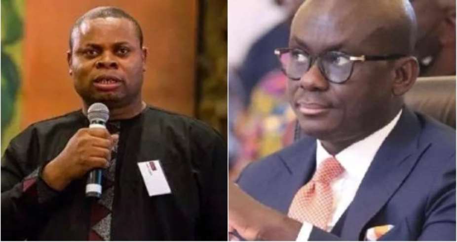 IMANI Africa Founding President Franklin Cudjoeleft and Ghanas Attorney General Godfred Yeboah Dame