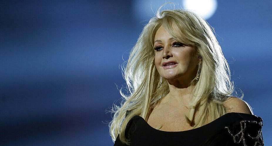 File photo: Bonnie Tyler of Britain performs her song Believe in Me during a rehearsal for the final of the Eurovision Song Contest at the Malmo Arena in Malmo, Sweden, Friday, May 17, 2013. -  Alastair Grant, AP