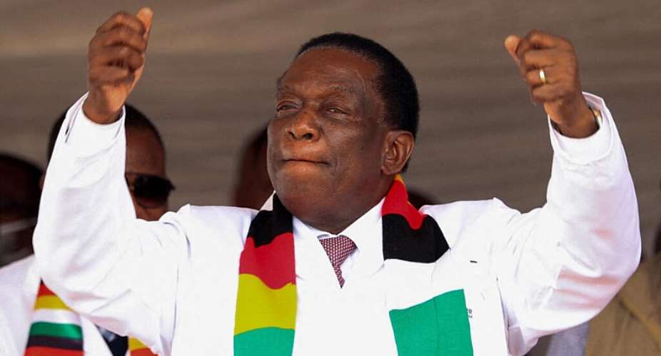 Emmerson Mnangagwa has signed into law amendments to the constitution that will extend his power by two years. -  AFP