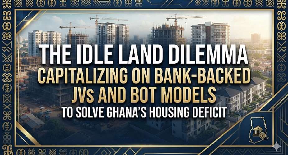 The Idle Land Dilemma: Capitalizing on Bank-Backed JVs and BOT Models to Solve Ghana’s Housing Deficit