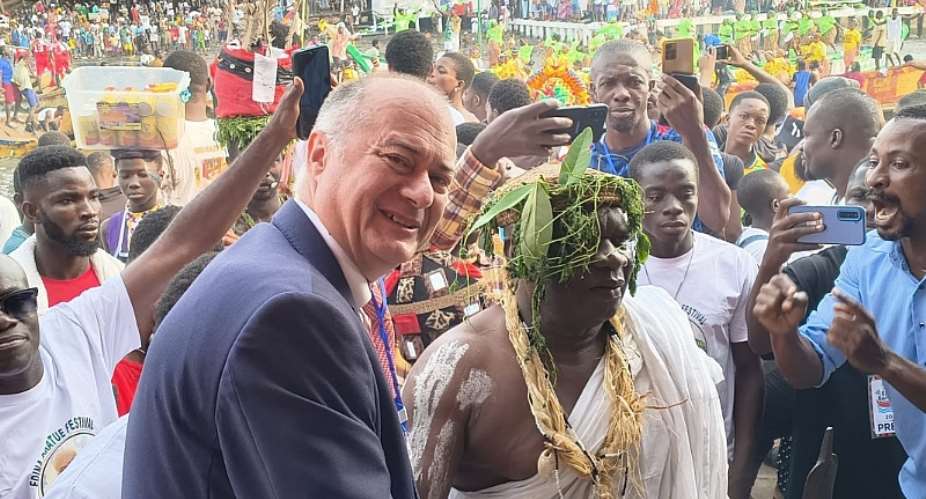 Czech-Ghana ties shine at Elminas Bakatue Festival