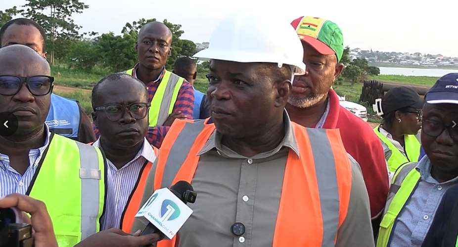 Agbodza Pushes Contractor to Deliver Dambai Bridge “On Time, On Budget, On Quality”