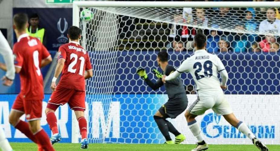 Real Madrid snatch European Super Cup with two late goals against Sevilla