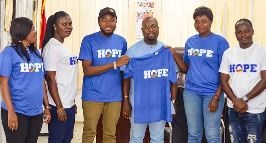 HOPE Campaign Executives Pay Courtesy Call On Prestea Huni-valley MCE