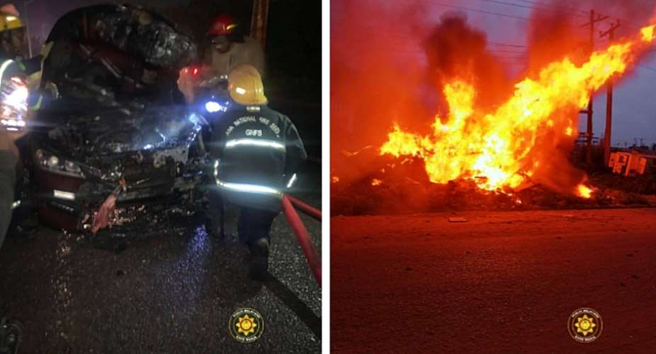 GNFS contains three fire incidents in Greater Accra, prevents further damage