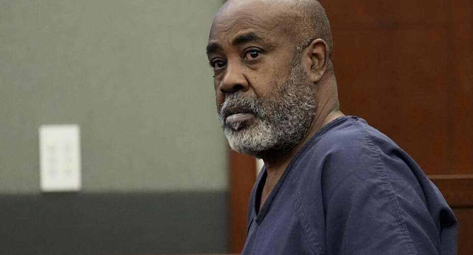 Duane Keffe D Davis is going on trial over the 1996 murder of rapper Tupac Shakur. -  John Locher/POOL/AFP/File