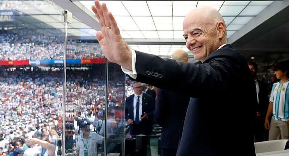 Getty ImagesImage caption: FIFA president Gianni Infantino was first elected in 2016