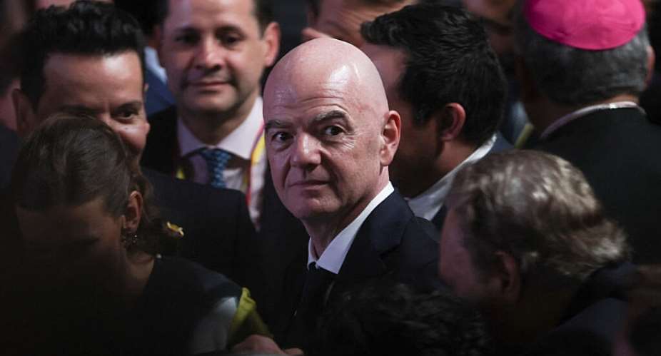 FIFA President Gianni Infantino attends the inauguration of Abelardo De La Espriella as Colombias president, in Cali on August 7, 2026. -  Luisa Gonzalez, Reuters