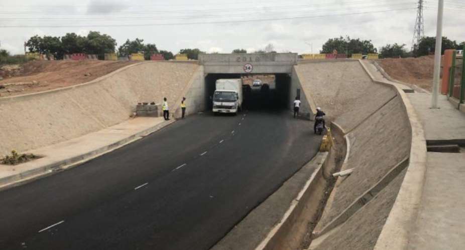 GHC25.3m Two-lane Tunnel Road Inaugurated