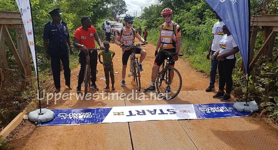 British High Commissioner Riding A Bicycle 844km From Tumu To Accra