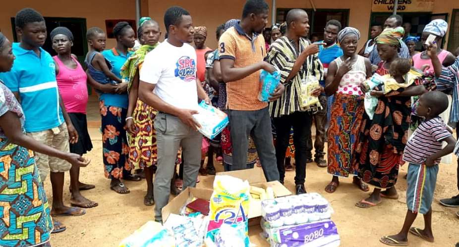Nandom NDC Communication Team Donates Items To Patients In St. Theresa's Hospital