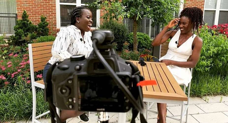 Jynna left interviewing her first Borga Diaries guest Francesca Koduah