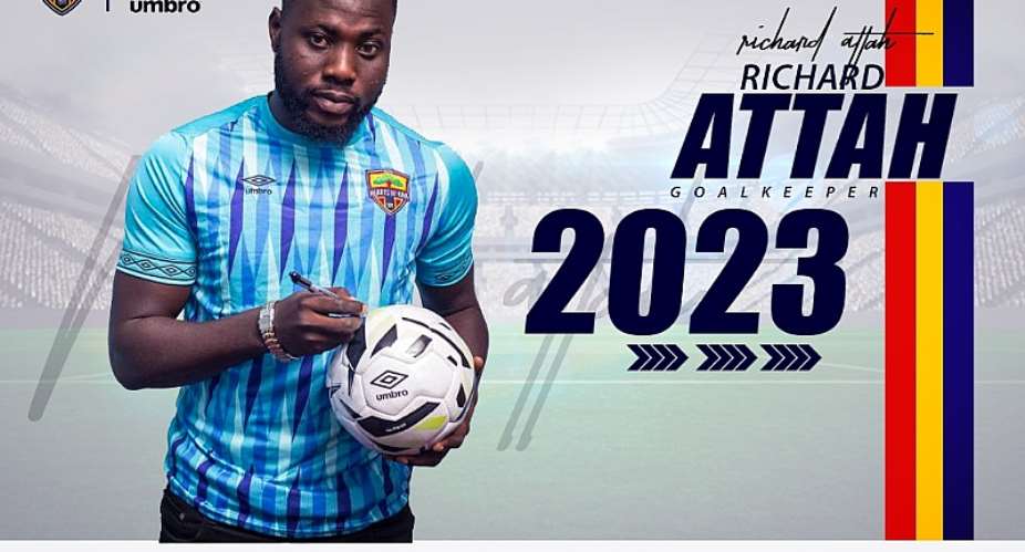 OFFICIAL: Goalkeeper Richard Attah Extend Hearts Of Oak Contract To 2023