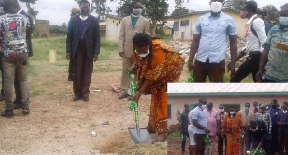 Outgoing Ada MP Cut Sod For Classroom Projects For Constituency