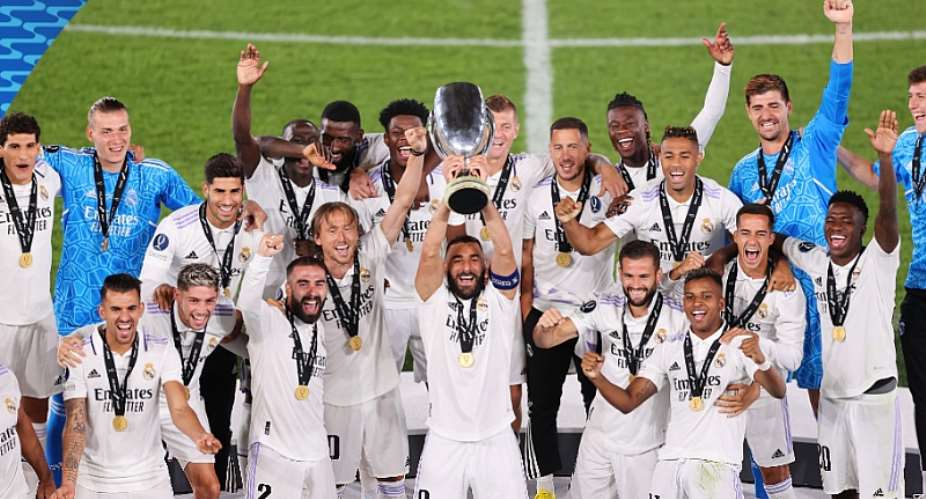 Benzema landmark as Real Madridbeat Eintracht Frankfurt to winSuper Cup