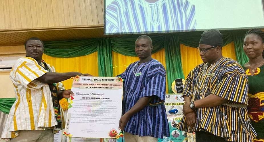 Upper West Regional Youth Parliament honoured at prestigious achiever's awards
