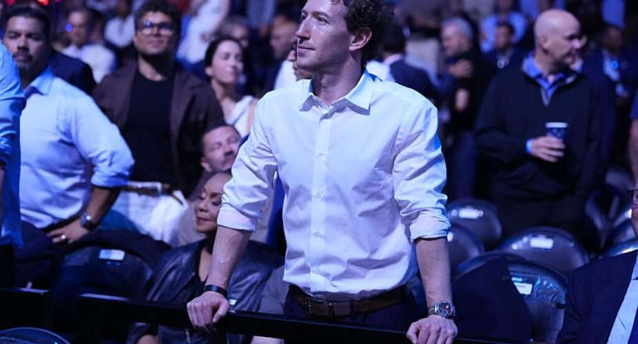 Meta CEO Mark Zuckerberg attends UFC Freedom 250 on the South Lawn of the White House on June 14, 2026. -  Alex Brandon, AP