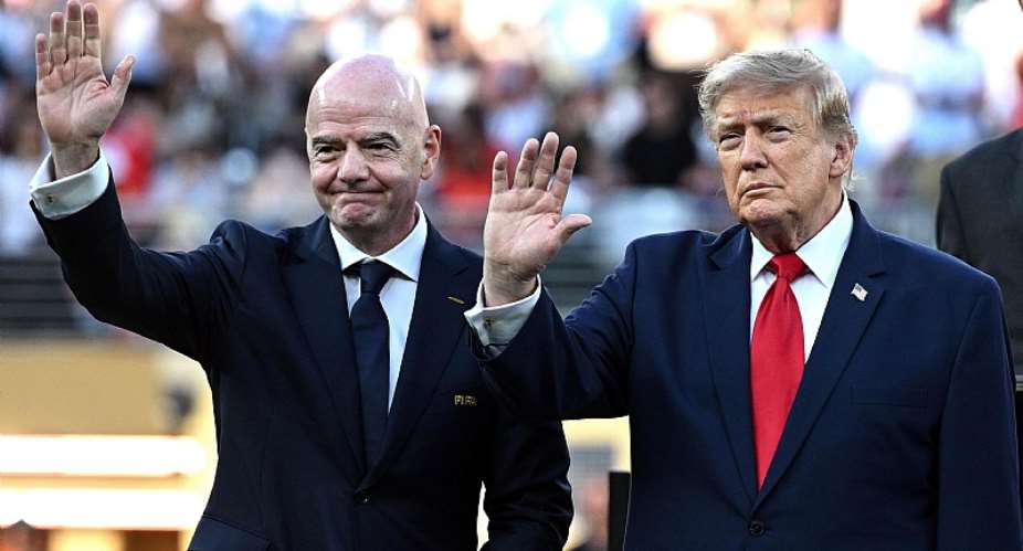 Getty ImagesImage caption: US President Donald Trump was awarded the Fifa Peace Prize by Infantino in 2025