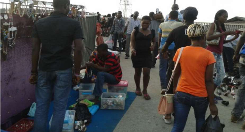 Why Do We Allow Hawkers To Take Over Footbridges In Accra?