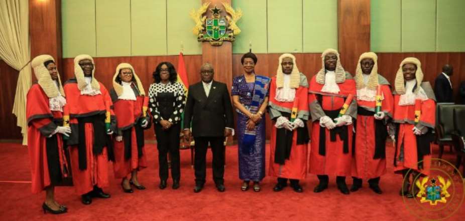 Akufo-Addo Tells New Judges To Demonstrate Honesty, Integrity, Sound Knowledge Of Law