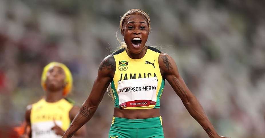 Tokyo 2020: Elaine Thompson-Herah defends 100m Olympic title with record time
