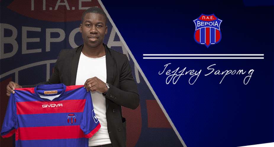Jeffrey Sarpong signs for Greek side Veria FC
