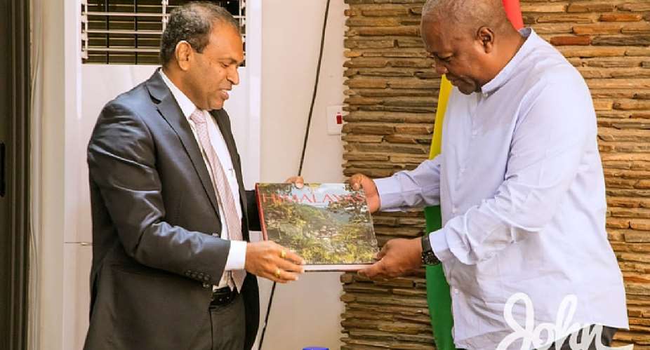 Thank you for investing in Tema- Akosombo railway, other projects in Ghana – Mahama to Indian Envoy