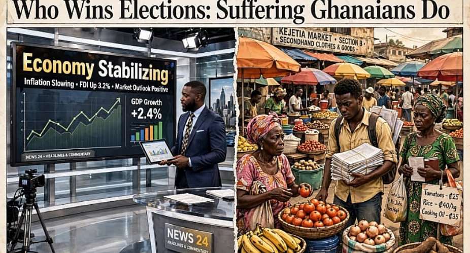 Headlines and Commentaries of Fake Neutrals Dont Decide Who Wins Elections: Suffering Ghanaians Do