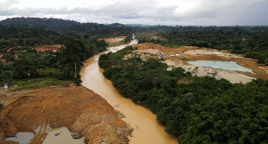 A polluted river