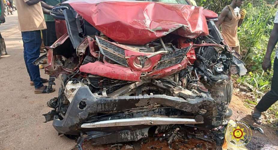 Eastern Region: Three killed in head-on collision on Kyebi-Asikam road