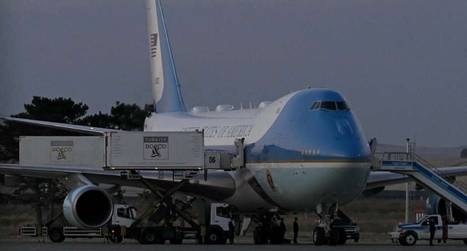 Air Force One prior to President Donald Trumps departure from Ankara on July 8, 2026 – on a different plane. -  Saul Loeb, AFP (File)