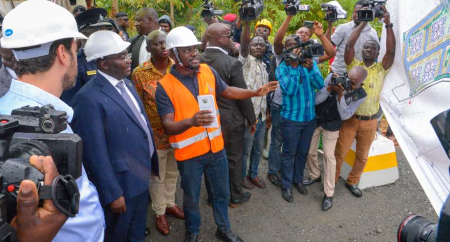 Vice President Bawumia Cuts Sod For Police Housing Project