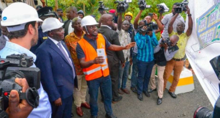Bawumia Assures Of Decent Accommodation  For Police As Housing Project Takes Off